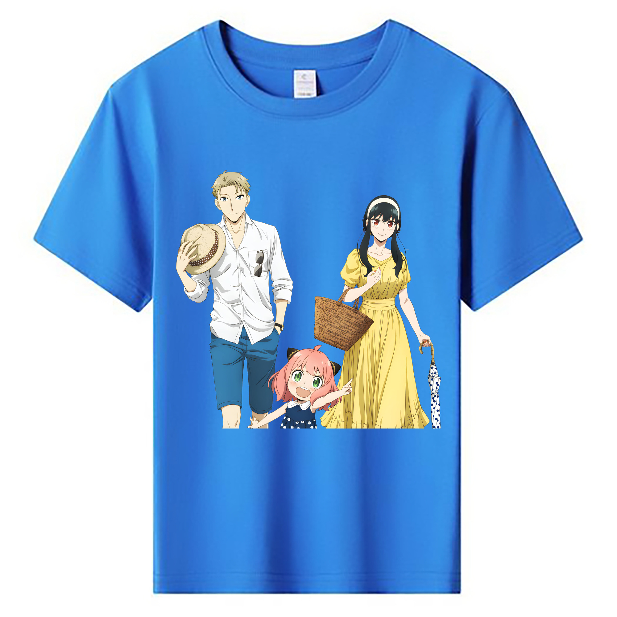 （画像用） SPY×FAMILY间谍家家酒 綿100％キッズTシャツ（フロントプリント）